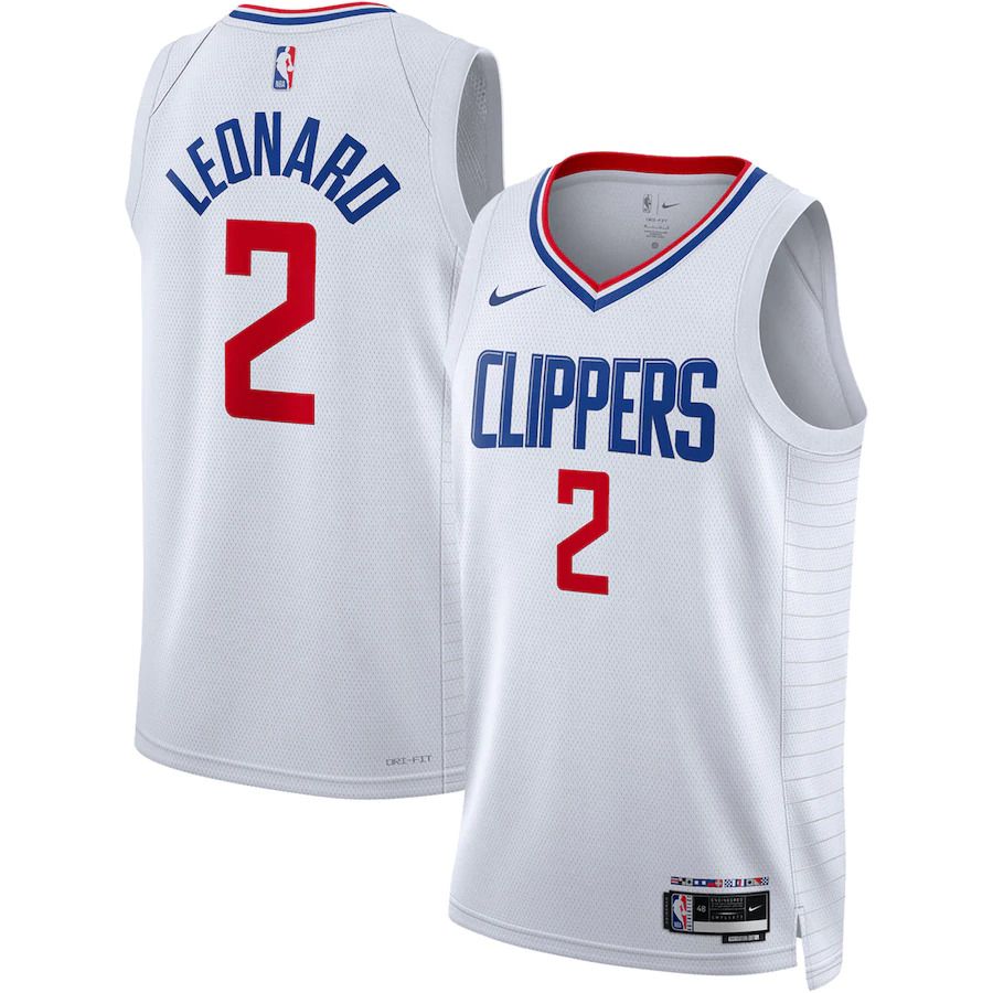 Men Los Angeles Clippers #2 Kawhi Leonard Nike White Association Edition 2022-23 Swingman NBA Jersey->utah jazz->NBA Jersey